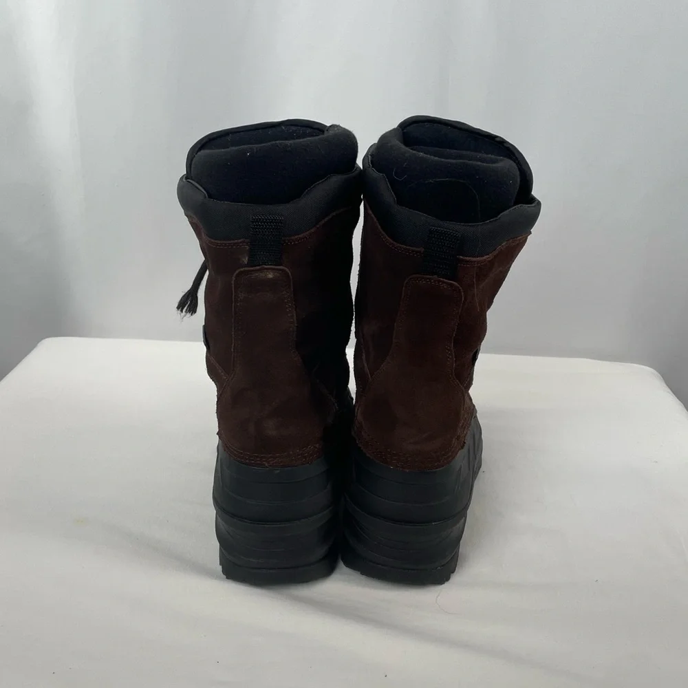 Kamik Suede Nation Wide Snow Boot in‎ Dark Brown Size 12